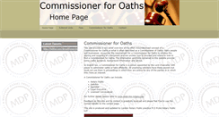 Desktop Screenshot of commissionerofoaths.co.uk